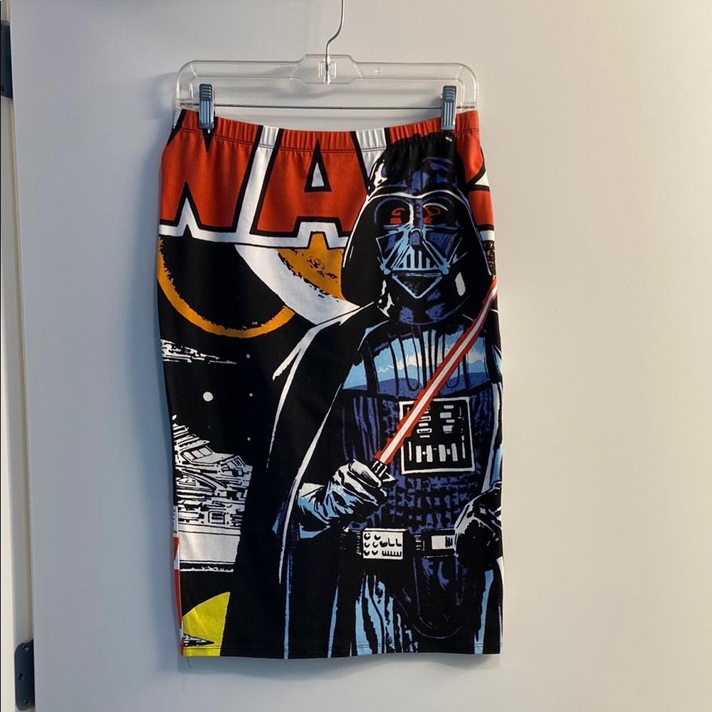 Star Wars Pencil Skirt - Black, Red, Blue